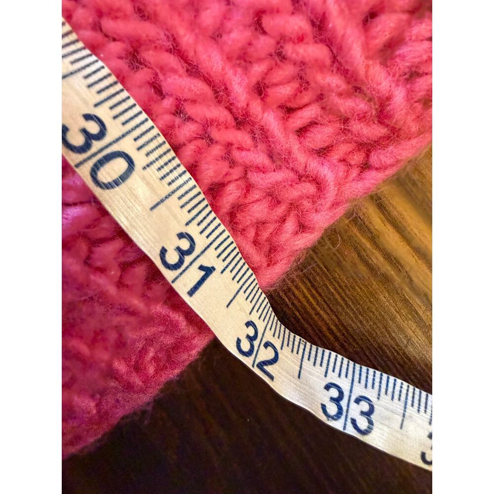 Victoria’s Secret PINK Wool Cable Knit Belted Cardigan Size S - Picture 11 of 12